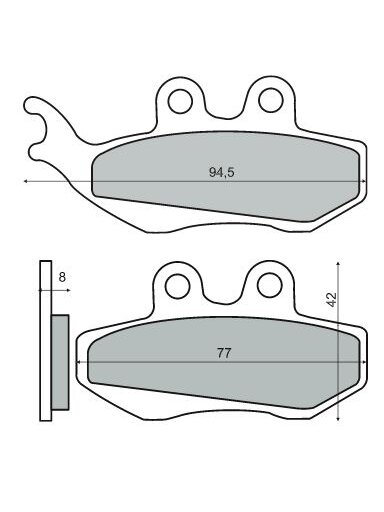 Brake pads Front 1