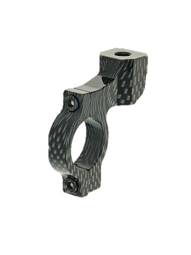 Mirror mounting clamp Crbon+-style Ø 22mm handlebar M8 mirror