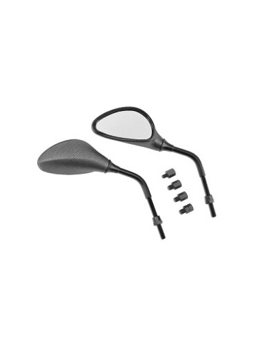 TNT Mirror MAC 3 Matte Crabon-style Pair M8 right (M8 le../M10 ri./M10 le.)