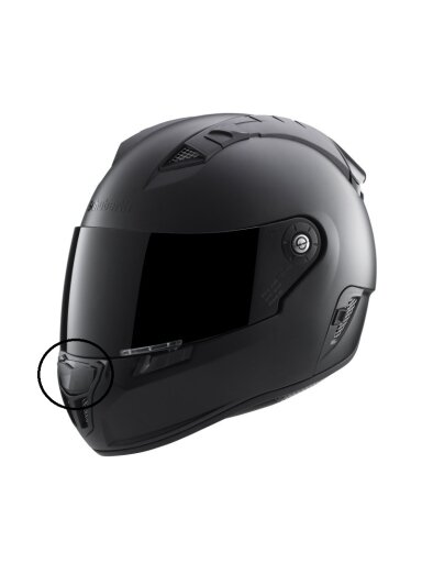 Schuberth SR1 button with ventilation black mat