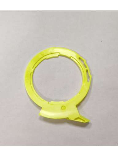 Schuberth E1 Lockplate for visor YELLOW left, 53-65