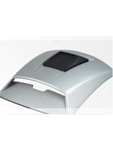 Schuberth C4 ventilation scoop, glossy silver