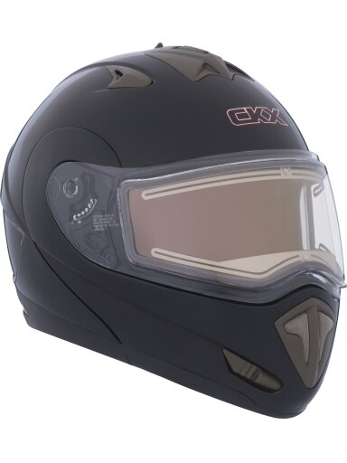 CKX Helmet TRANZ E with electric visor Matt black