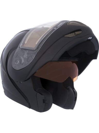 CKX Helmet TRANZ E with electric visor Matt black