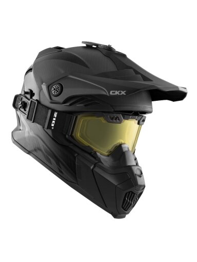 CKX Hjälm + Goggles TITAN Airflow Carbon Matt