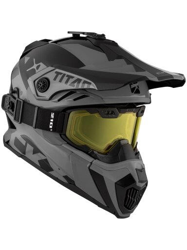 CKX Helmet + Goggles TITAN Airflow Extra Grey