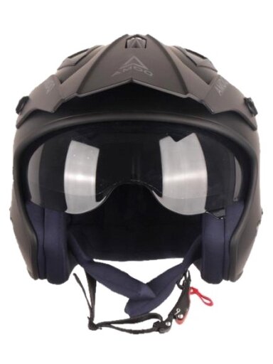 AMOQ Blister Jet Helmet Black