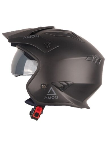 AMOQ Blister Jet Helmet Black