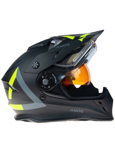 AMOQ Adaptor Electric visor Helmet black/yellow