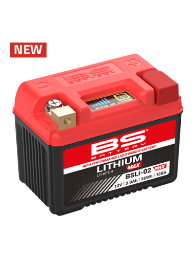 BS Battery BSLI-02 MAX Lithiumbattery