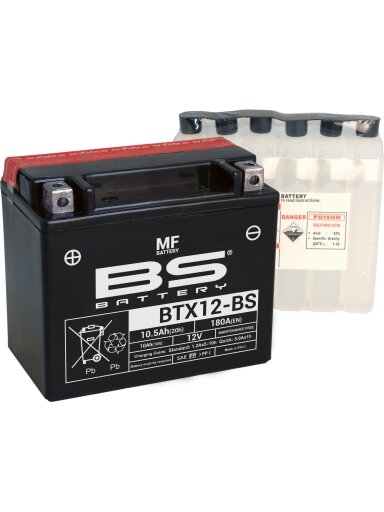 BS Battery BTX12-BS MF (cp) Maintenance Free