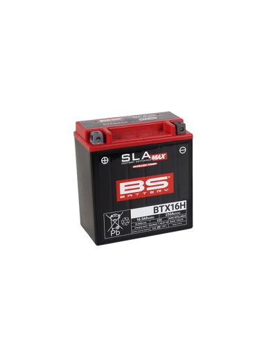 BS Battery BTX16H (FA) SLA MAX - Sealed & Activated