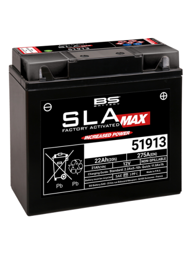 BS Battery 51913 (FA) SLA MAX - Sealed & Activated