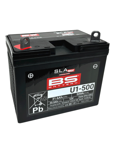 BS Battery U1-500 (FA) SLA MAX - Sealed & Activated