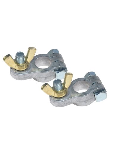 Battery clips pair