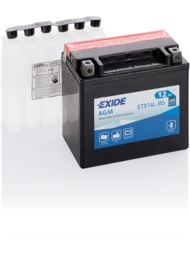 Exide battery ETX14L-BS