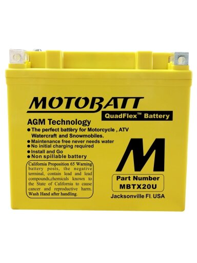 Motobatt MBTX20U battery