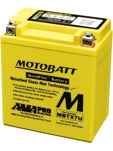 Motobatt MBTX7U battery