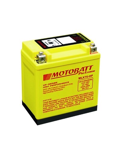 Motobatt Lithium battery MLX7U-HP