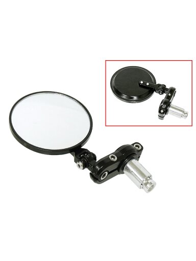 Hyper Bar End Mirror Black