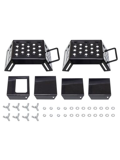 TMV Starting Blocks Black Steel