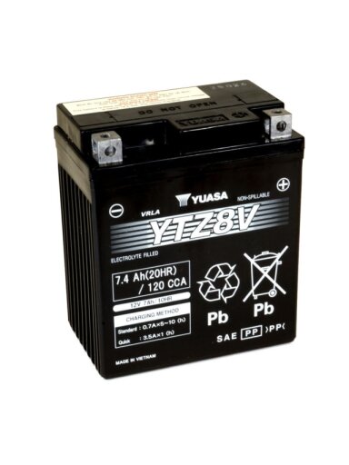 Yuasa BatteryYTZ8V (wc) factory activated (10)
