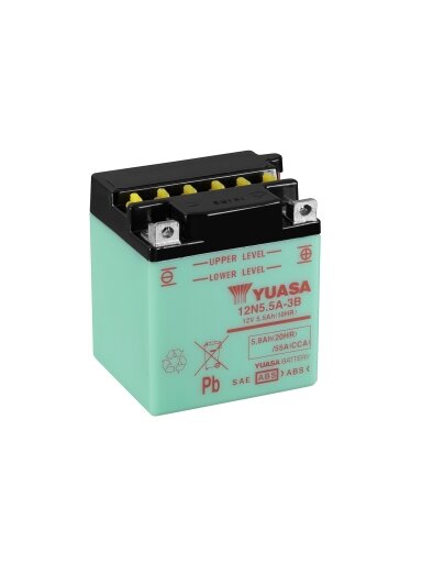 Yuasa Battery 12N5.5A-3B (cp) with acidpack (6)