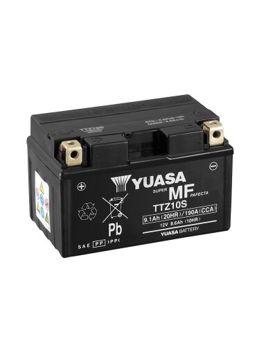 Yuasa BatteryTTZ10S(WC) filled with acid (6)