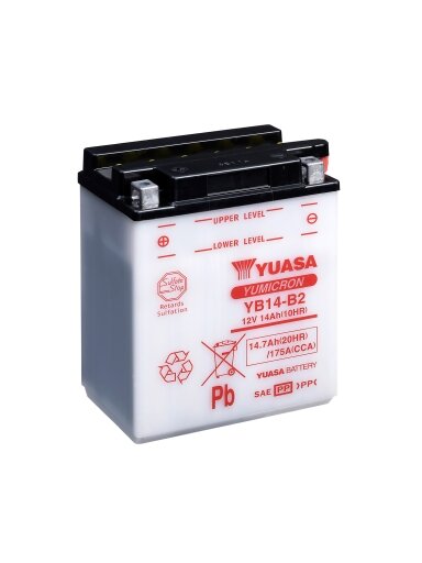 Yuasa Battery YB14-B2 (cp) with acidpack (4)