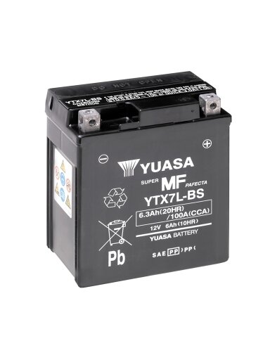 Yuasa Battery YTX7L-BS (cp) with acidpack (5)