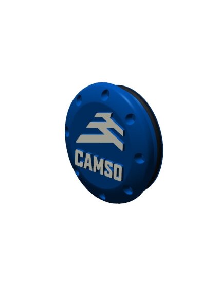 Camso New hub cap blue