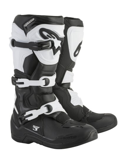 Alpinestars Boot Tech 3 Black/White Alpinestars Boot Tech 3 Black/White