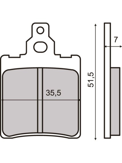 Brake pads Rear 1 Brake pads Rear 1