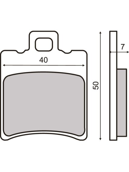 Brake pads Front / Rear 1