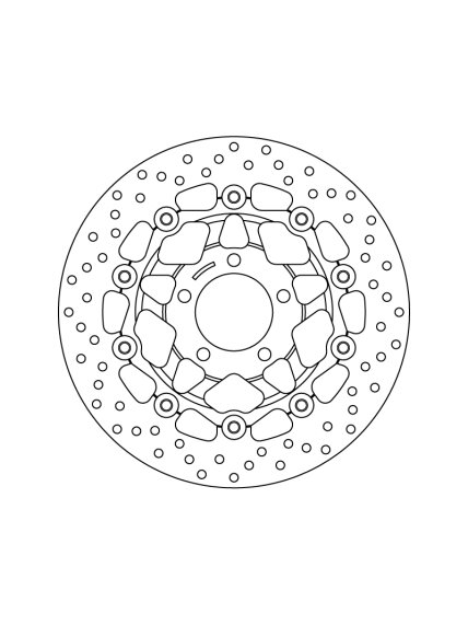 Brembo Serie Oro brakedisc floating Brembo Serie Oro brakedisc floating