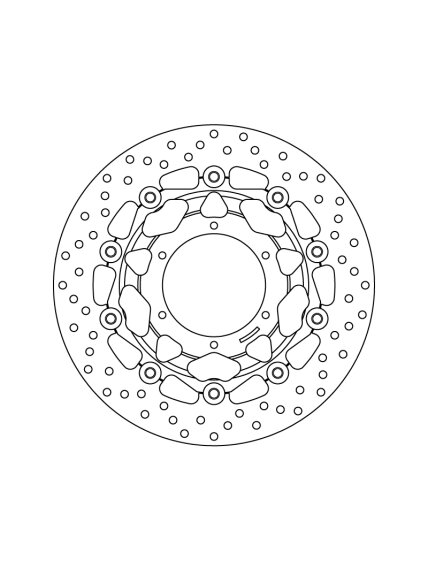 Brembo Serie Oro brakedisc floating Brembo Serie Oro brakedisc floating