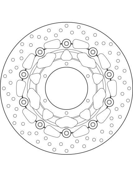 Brembo Serie Oro brakedisc floating Brembo Serie Oro brakedisc floating