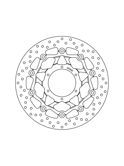 Brembo Serie Oro brakedisc floating Brembo Serie Oro brakedisc floating