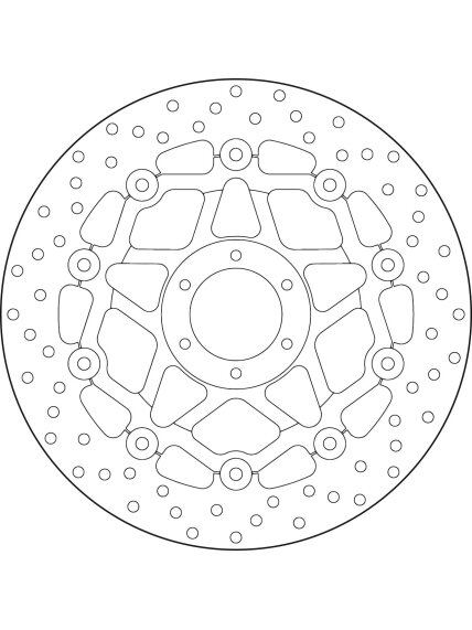 Brembo Serie Oro brakedisc floating Brembo Serie Oro brakedisc floating