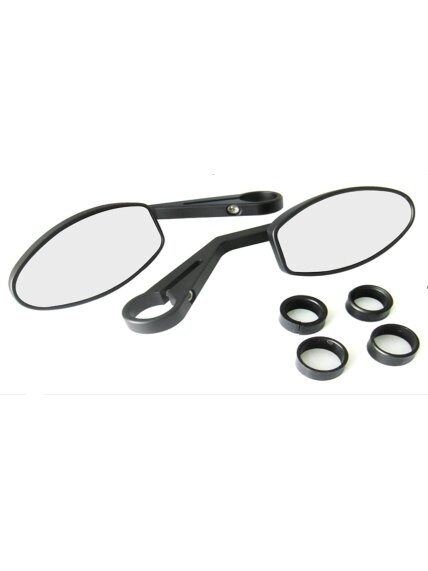 Hyper Bar End Mirrorpair Black Hyper Bar End Mirrorpair Black