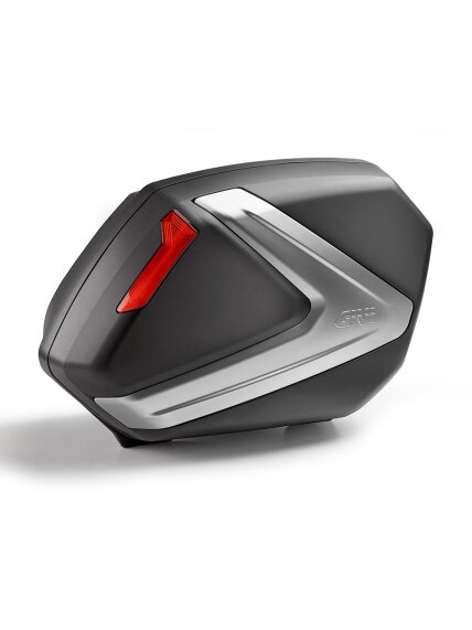 Givi V37 pair of blacksidecases with red reflectors 1 Givi V37 pair of blacksidecases with red reflectors 1