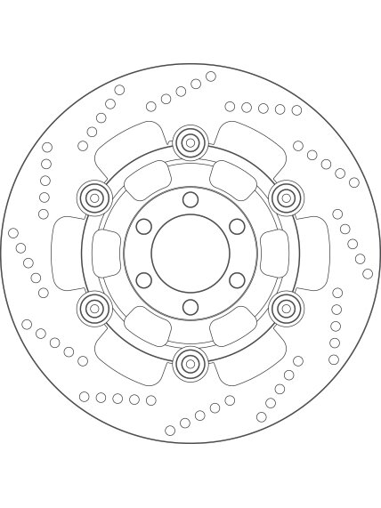 GOLDFREN Brakedisc yd275 hd77,8 id56 t4,9 GSX1100 88-94 Front GOLDFREN Brakedisc yd275 hd77,8 id56 t4,9 GSX1100 88-94 Front