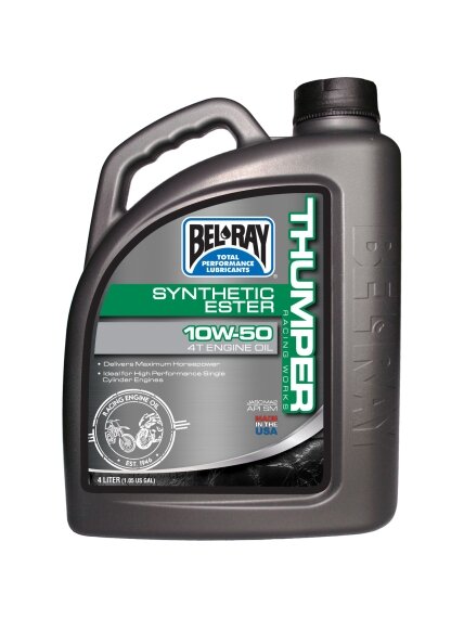 Bel-Ray Thumper® Racing Works Synthetic Ester 4T 10W-50 4L 1