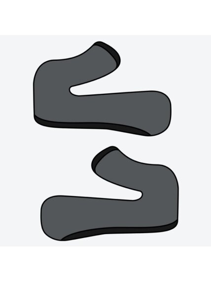 Airoh Aviator 3 Washable cheek pads grey Airoh Aviator 3 Washable cheek pads grey