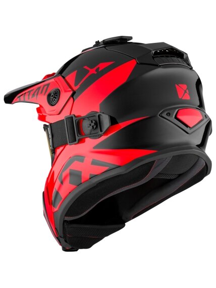 CKX Helmet + Goggles TITAN Airflow Extra Red 1