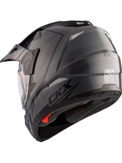 CKX Helmet QUEST RSV Moosek w electric visor Grey 1 CKX Helmet QUEST RSV Moosek w electric visor Grey 1