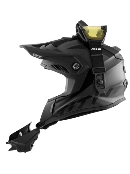 CKX Hjälm + Goggles TITAN Airflow Carbon Matt 1 CKX Hjälm + Goggles TITAN Airflow Carbon Matt 1