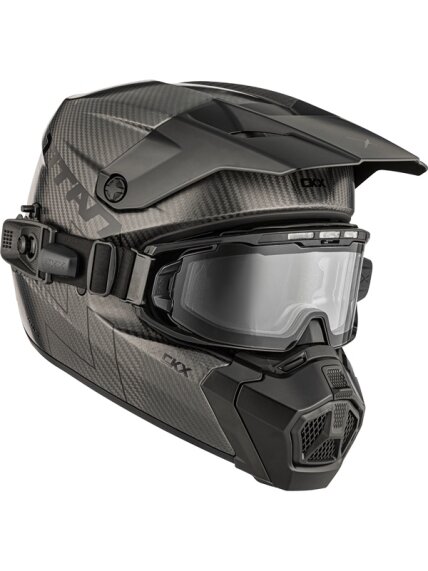 CKX Helmet Titan AMS Pro Matt Carbon + Heated Photochromic Goggles CKX Helmet Titan AMS Pro Matt Carbon + Heated Photochromic Goggles