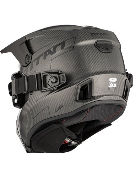CKX Helmet Titan AMS Matt Carbon + Heated Goggles 2