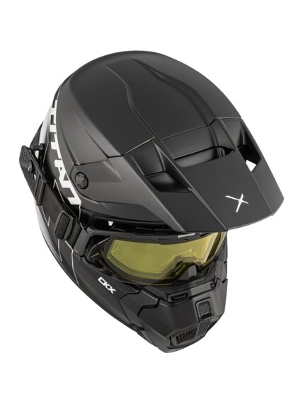 CKX Helmet Titan AMS Matt Black + Goggles 4